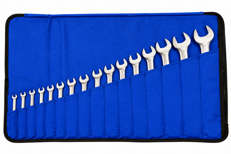 16 Piece Combination Spanner Set 8-32mm With Case - Weldi Wed