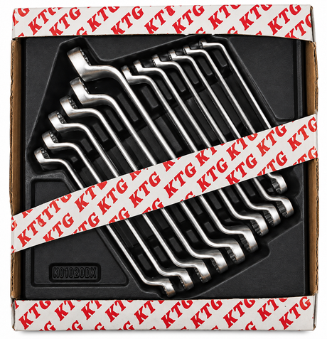 12 Piece Double Ring Offset Spanner Set Complete Set - KTG