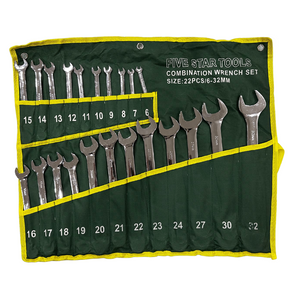22 Pieces Combination Wrench Set 6-32mm - Five Star Tools
