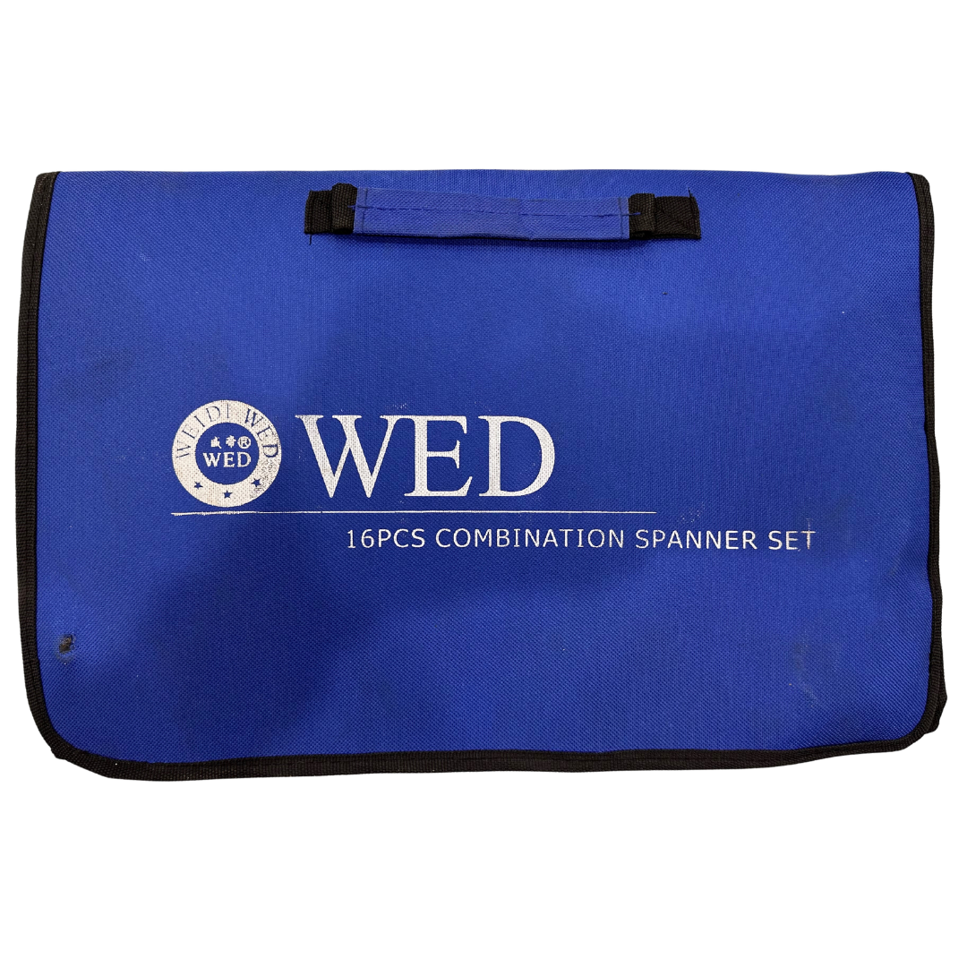 16 Piece Combination Spanner Set 8-32mm With Case - Weldi Wed