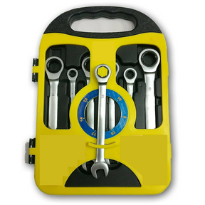7 Pieces Dual Head Rachet Wrench Set Combination Spanner