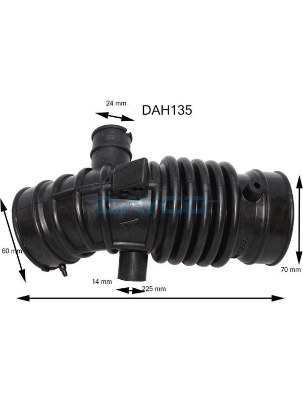 Air Intake Hose - DAH135 - DAYCO | Universal Auto Spares