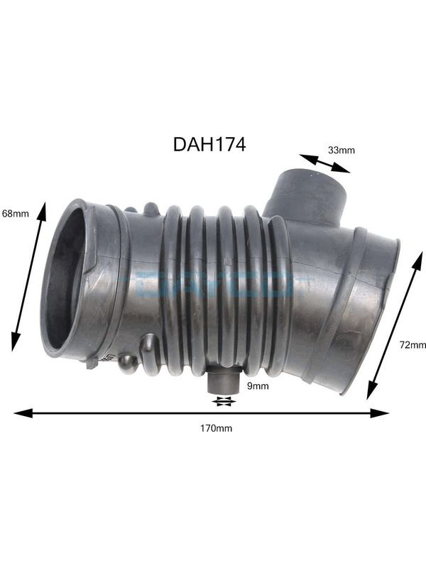 Air Intake Hose - DAH174 - DAYCO | Universal Auto Spares