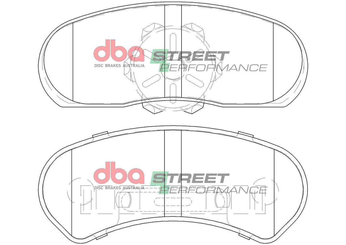 Sp Street Performance Brake Pads Ford Falcon/Fairmont/Fairlane/Ltd 1970-93 Front DB1045SP - DBA