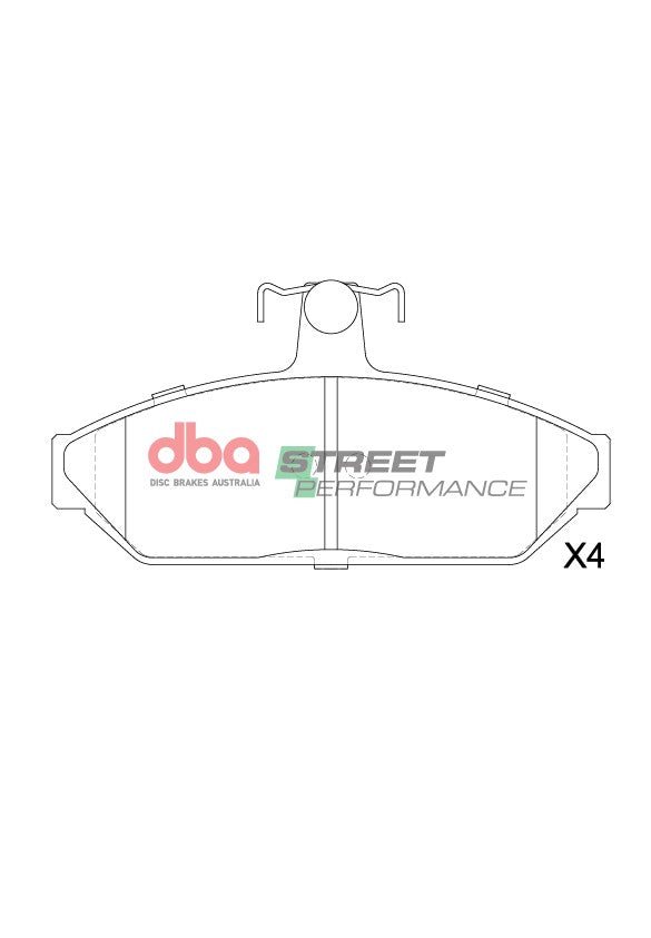 Sp Performance Brake Pads Ford Falcon Xe With Girlock Front Calipers 1982 1984 Front DB1075SP - DBA
