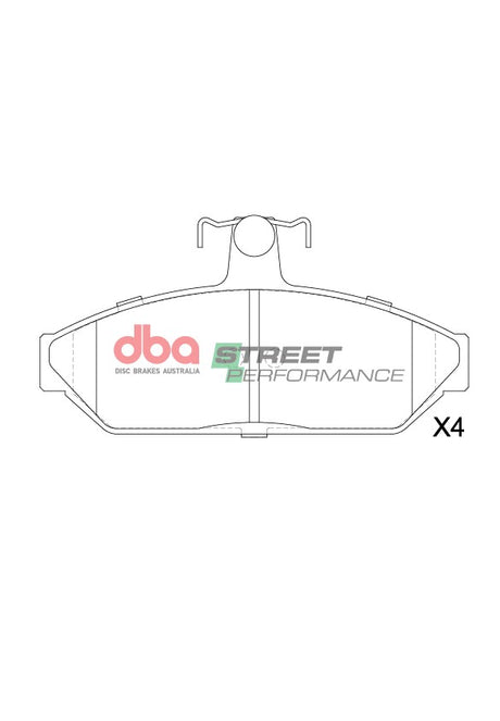 Sp Performance Brake Pads Ford Falcon Xe With Girlock Front Calipers 1982 1984 Front DB1075SP - DBA | Universal Auto Spares
