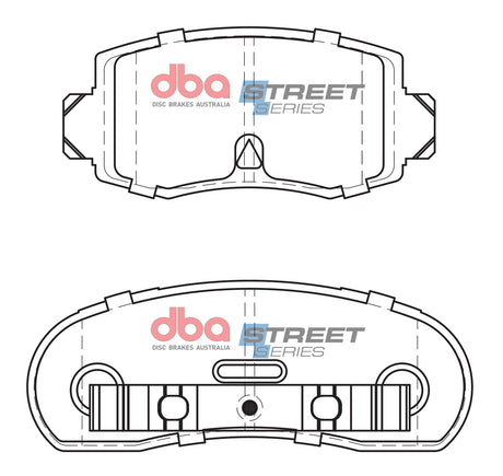 Ss Street Series Brake Pads Ford 1981-88 Rear DB1078SS - DBA | Universal Auto Spares