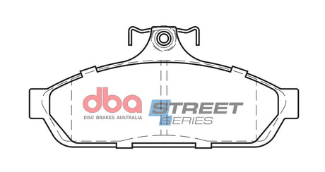 Ss Street Series Brake Pads Chrysler/Holden/Mitsubishi 1978-97 Front DB1085SS - DBA | Universal Auto Spares