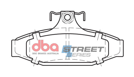 Ss Street Series Brake Pads Ford/Holden 1980-03 Rear DB1086SS - DBA | Universal Auto Spares
