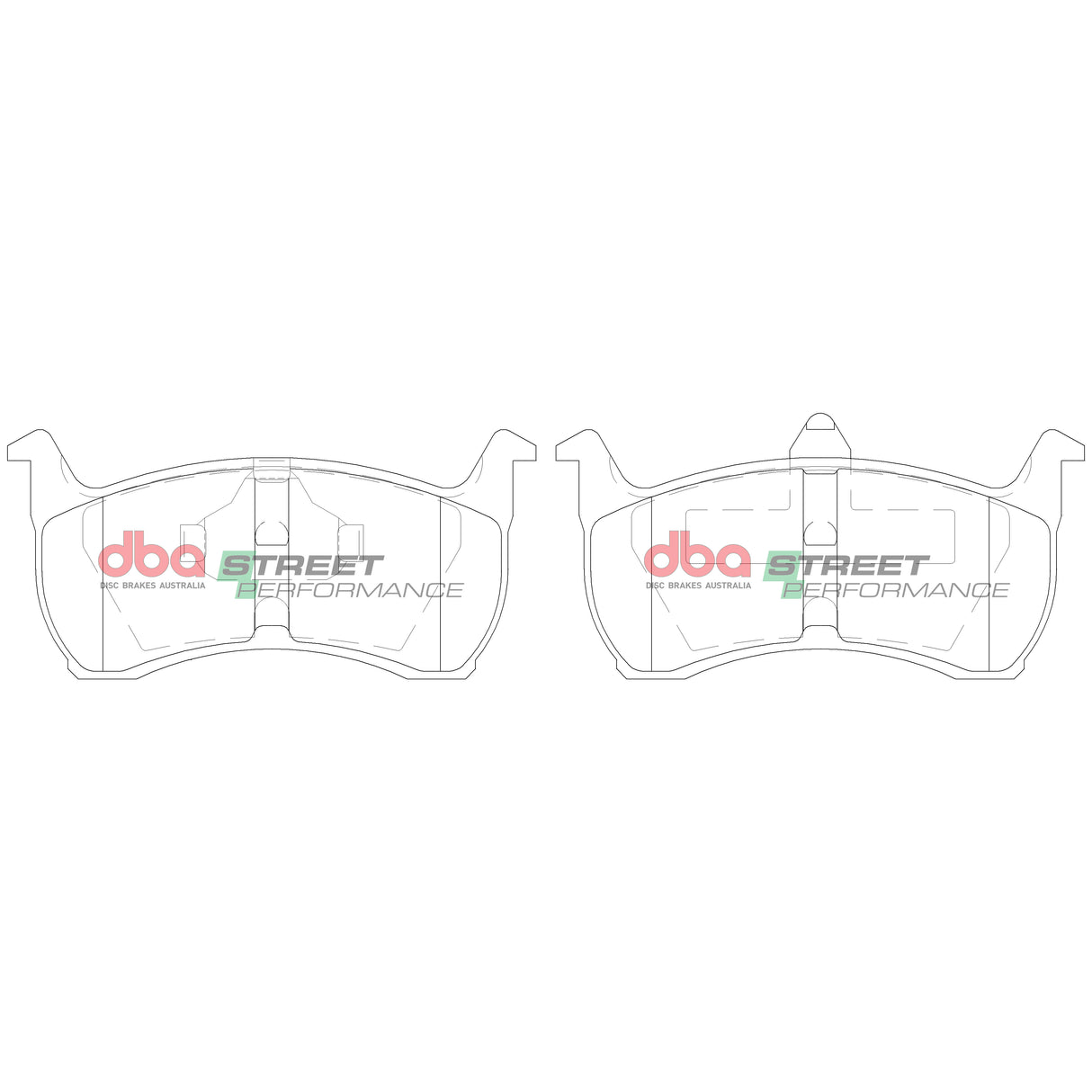 Sp Street Performance Brake Pads Ford 1988-03 Front DB1108SP - DBA