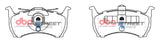 Ss Street Series Brake Pads Ford 1988-99 Rear DB1109SS - DBA | Universal Auto Spares