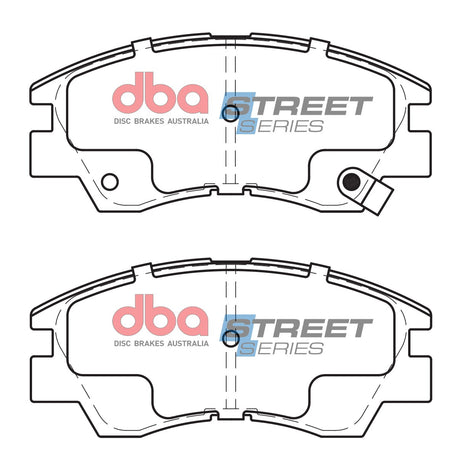 Ss Street Series Brake Pads Mitsubishi 1986-07 Front DB1113SS - DBA | Universal Auto Spares