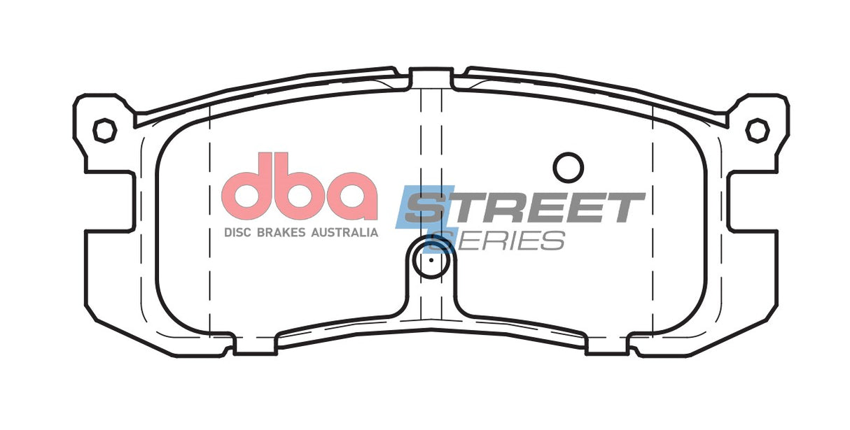 Ss Street Series Brake Pads Eunos/Ford & Mazda 1987-97 Rear DB1115SS - DBA