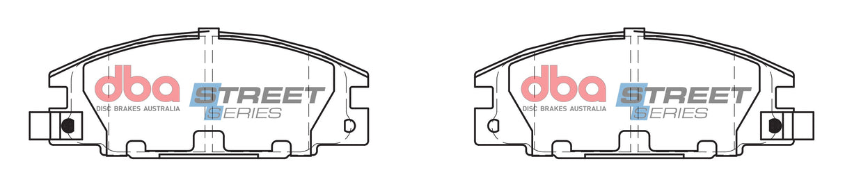 Ss Street Series Brake Pads Holden & Isuzu 1980-02 Front DB1116SS - DBA