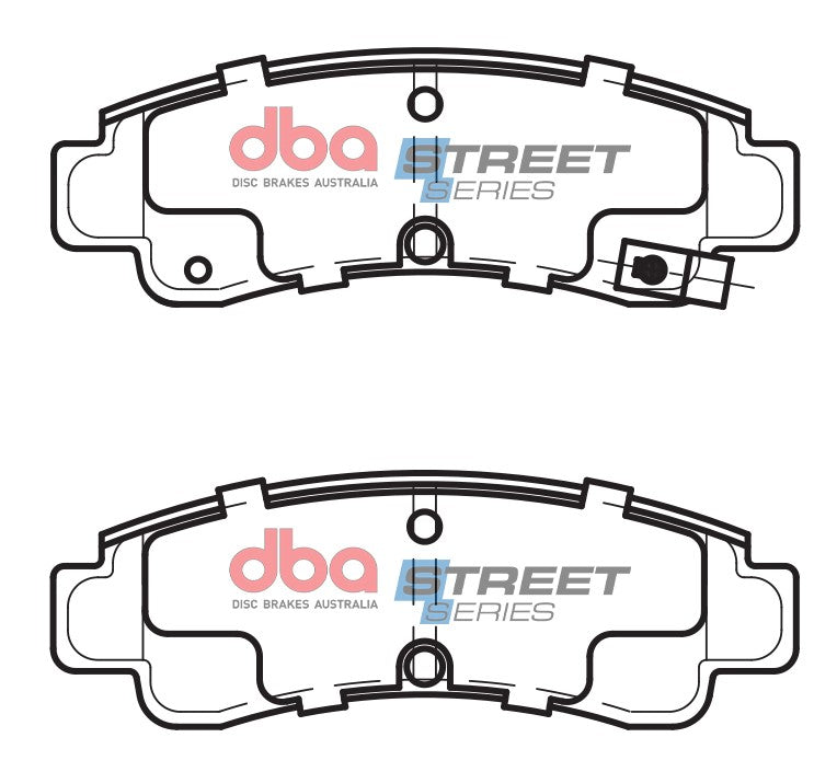 Ss Street Series Brake Pads Nissan Pulsar 1987-91 Rear DB1118SS - DBA