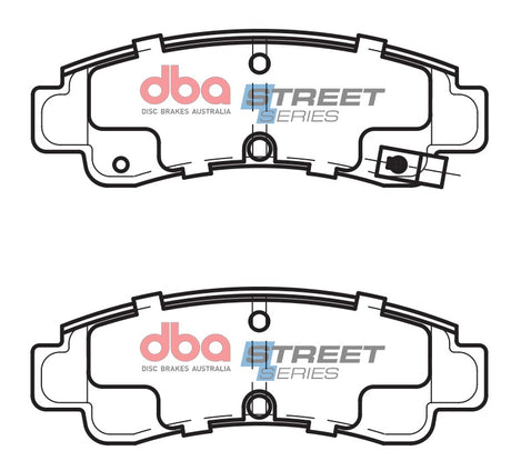 Ss Street Series Brake Pads Nissan Pulsar 1987-91 Rear DB1118SS - DBA | Universal Auto Spares