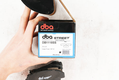 Ss Street Series Brake Pads Nissan Pulsar 1987-91 Rear DB1118SS - DBA | Universal Auto Spares