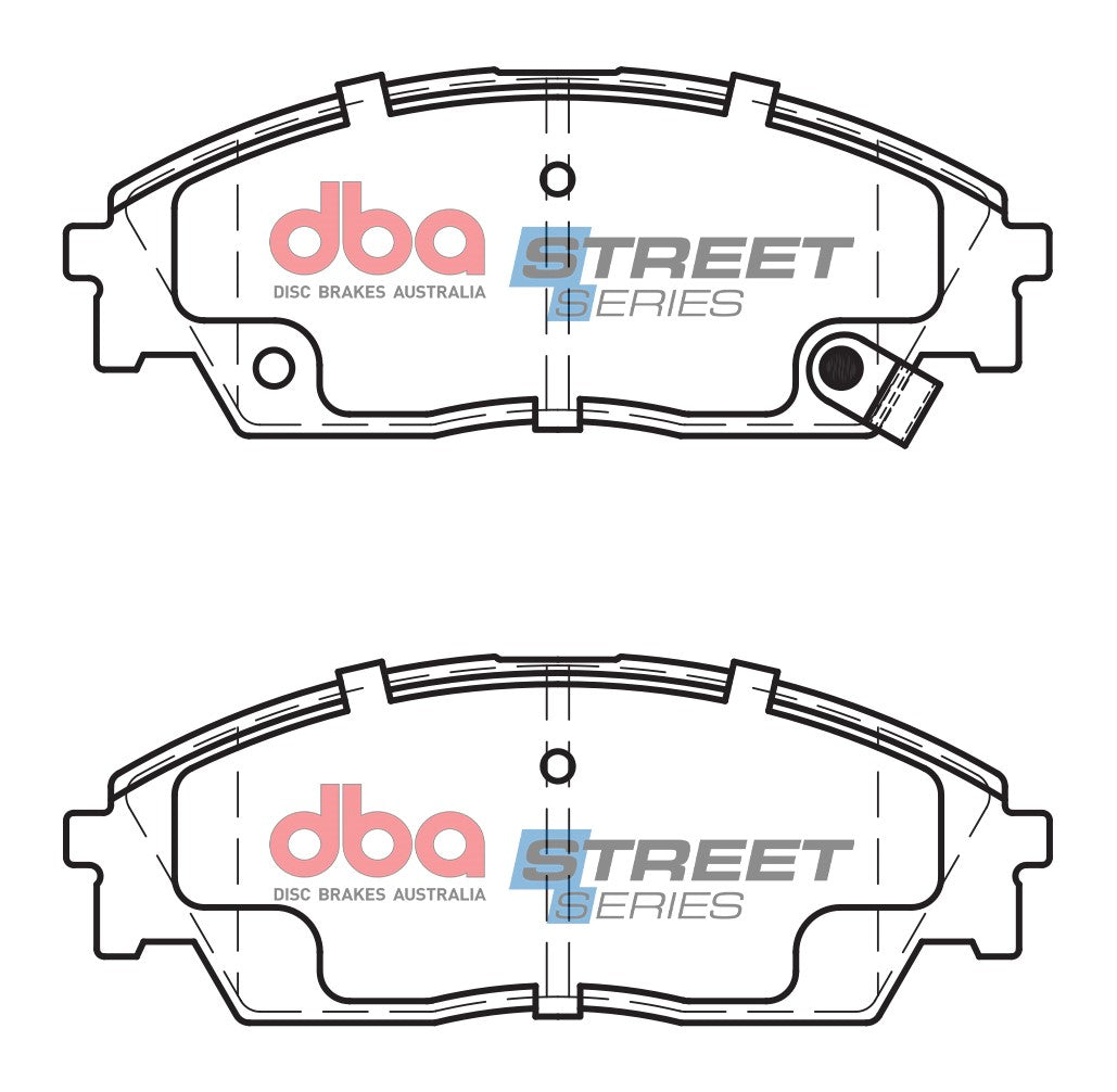 Ss Street Series Brake Pads Honda 1985-2014 Front DB1123SS - DBA