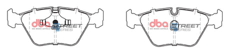 Ss Street Series Brake Pads Bmw 1988-2009 Front(suits Wear Sensor DBAWS1011 DBAWS1019 DBAWS1048 DBAWS1089) DB1131SS - DBA | Universal Auto Spares