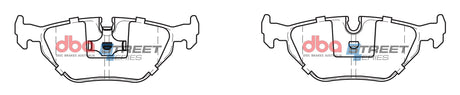 Ss Street Series Brake Pads Bmw 1988-2003 Rear(suits Wear Sensor DBAWS1016 DBAWS1020 DBAWS1052) DB1132SS - DBA | Universal Auto Spares