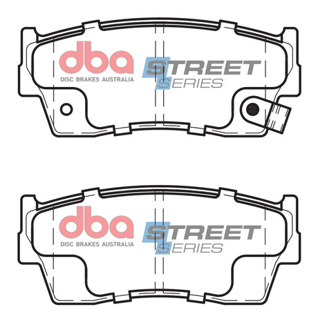 Ss Street Series Brake Pads Suzuki Vitara & X 90 1987-98 Front DB1134SS - DBA | Universal Auto Spares
