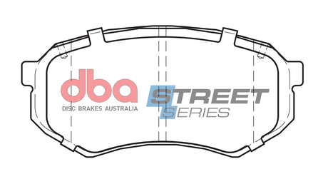 Ss Street Series Brake Pads Toyota 1988-98 Front DB1141SS - DBA | Universal Auto Spares