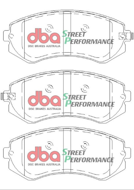 Sp Performance Brake Pads Nissan Patrol Gu Y61 97-14 Rear DB1148SP - DBA | Universal Auto Spares