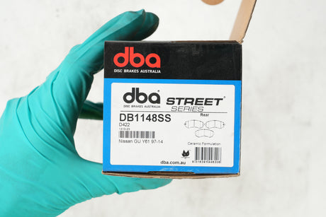Ss Street Series Brake Pads Nissan Gu Y61 97-14 Rear DB1148SS - DBA | Universal Auto Spares