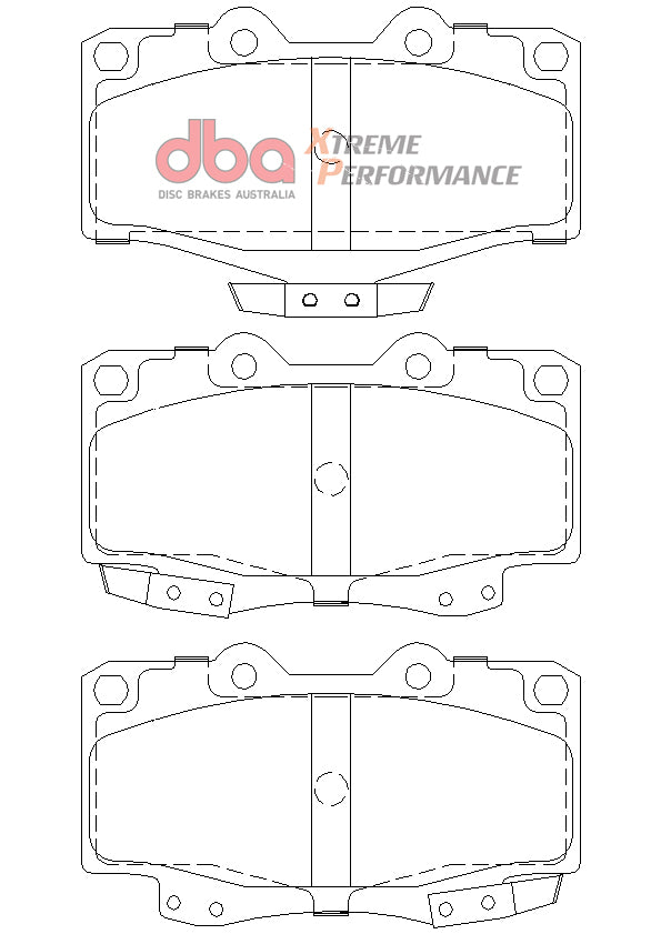 Xp Performance Brake Pads Toyota 1988-2005 Front DB1149XP - DBA
