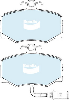 Brake Pad Set For Jaguar DB1153 GCT - Bendix | Universal Auto Spares