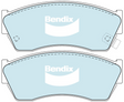 Brake Pad Set For Holden, Suzuki DB1155 GCT - Bendix | Universal Auto Spares