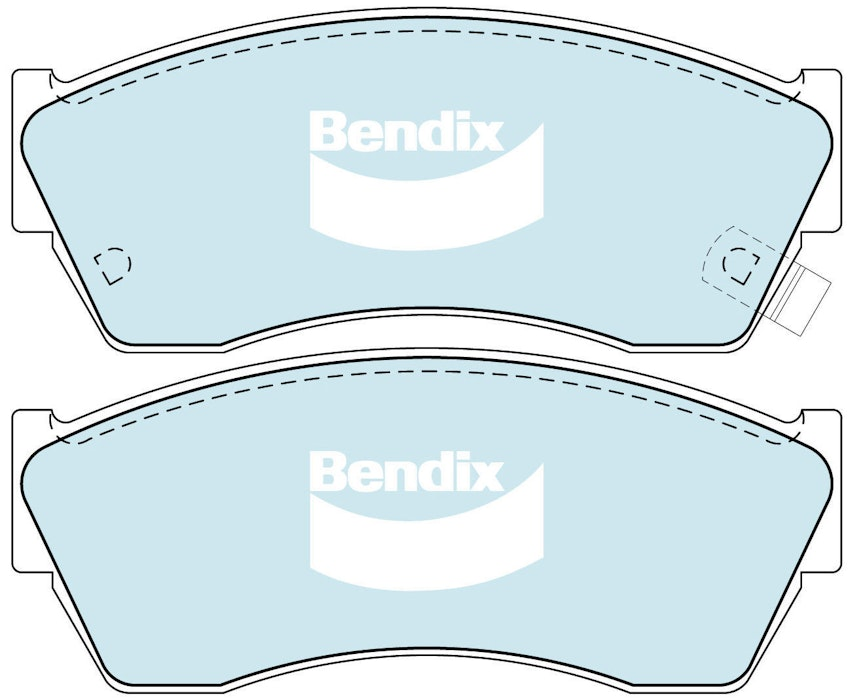 Brake Pad Set For Holden, Suzuki DB1155 GCT - Bendix | Universal Auto Spares