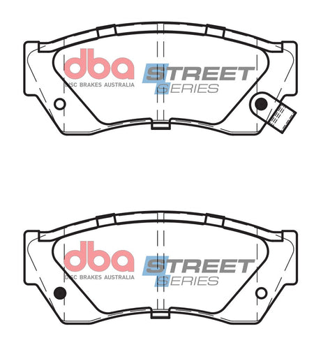 Ss Street Series Brake Pads Holden & Suzuki 1989-2000 Front DB1155SS - DBA | Universal Auto Spares