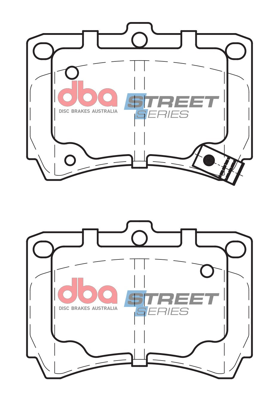 Ss Street Series Brake Pads Eunos/Ford/Kia & Mazda 1989-2014 Front DB1158SS - DBA