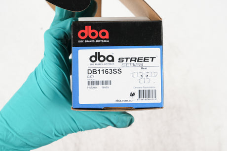 Ss Street Series Brake Pads Honda & Isuzu 1986-2014 Rear DB1163SS - DBA | Universal Auto Spares