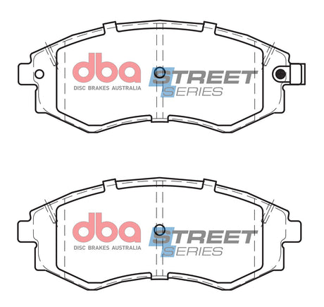 Ss Street Series Brake Pads Hyundai/Kia & Ssangyong 1991-2014 Front DB1167SS - DBA | Universal Auto Spares