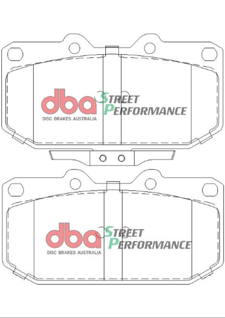 Sp Performance Brake Pads Nissan & Subaru 1989-2004 Front R90 Approved DB1170SP - DBA | Universal Auto Spares