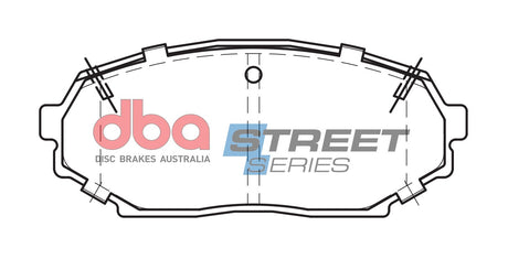 Ss Street Series Brake Pads Mazda Mx 5 1989-1998 Front DB1178SS - DBA | Universal Auto Spares