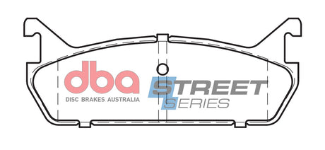Ss Street Series Brake Pads Daihatsu/Eunos/Ford/Mazda & Suzuki 89-2014 Rear DB1180SS - DBA | Universal Auto Spares
