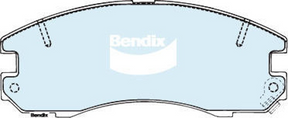 Brake Pad Set For Toyota DB1181 GCT - Bendix | Universal Auto Spares