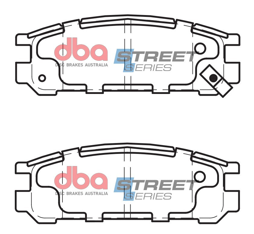 Ss Street Series Brake Pads Isuzu & Subaru 1990-98 Rear DB1186SS - DBA