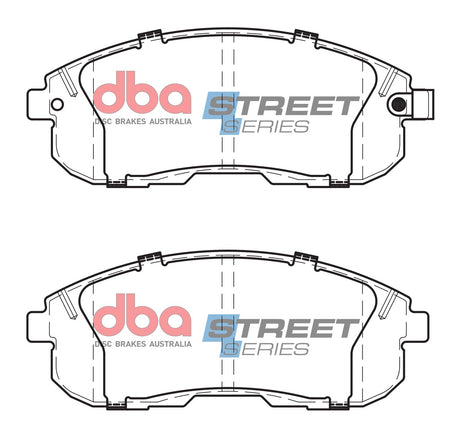 Ss Street Series Brake Pads Nissan 1989-99 Front DB1187SS - DBA | Universal Auto Spares