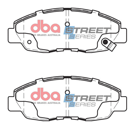 Ss Street Series Brake Pads Honda Accord & Crv 1990-2003 Front DB1191SS - DBA | Universal Auto Spares