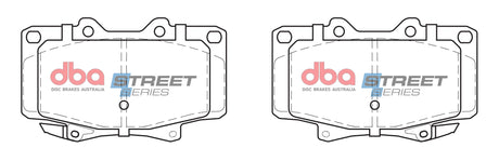 Ss Street Series Brake Pads Toyota 4 Runner & Landcruiser 1990-98 Front DB1199SS - DBA | Universal Auto Spares