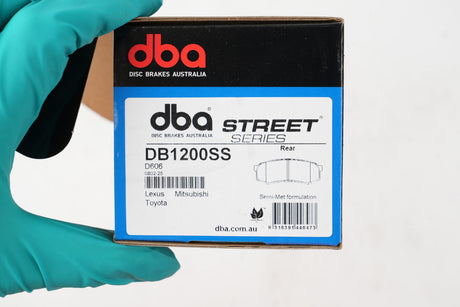 Ss Street Series Brake Pads Lexus/Mitsubishi & Toyota 1990-2014 Rear DB1200SS - DBA | Universal Auto Spares