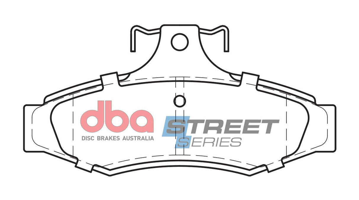 Ss Street Series Brake Pads Daewoo & Mitsubishi 1991-2004 Rear DB1204SS - DBA