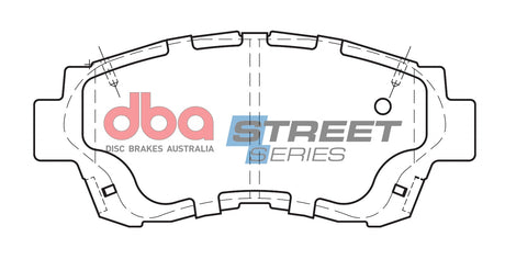 Ss Street Series Brake Pads Holden/Lexus & Toyota 1991-2004 Front(suits Wear Sensor DBAWS1172 ) DB1209SS - DBA | Universal Auto Spares