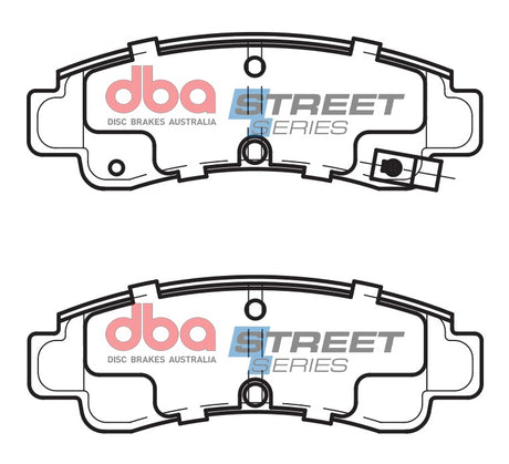 Ss Street Series Brake Pads Nissan 1990-96 Rear DB1211SS - DBA | Universal Auto Spares