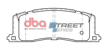 Ss Street Series Brake Pads Toyota 1990-2000 Rear DB1213SS - DBA | Universal Auto Spares