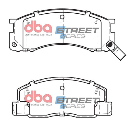 Ss Street Series Brake Pads Toyota 1990-2000 Front DB1215SS - DBA | Universal Auto Spares